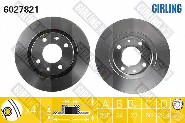 Brake Disc (6027821)