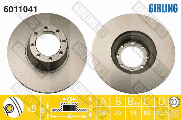 Brake Disc (6011041)
