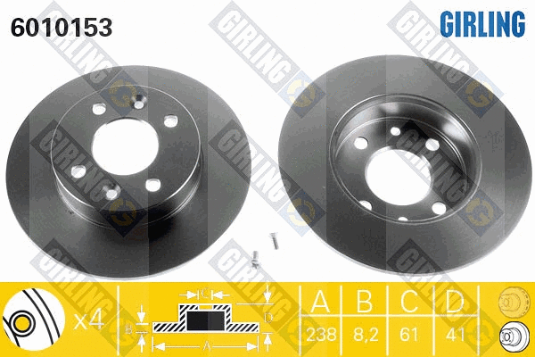 Brake Disc (6010153)