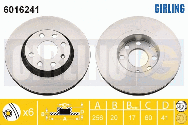 Brake Disc (6016241)