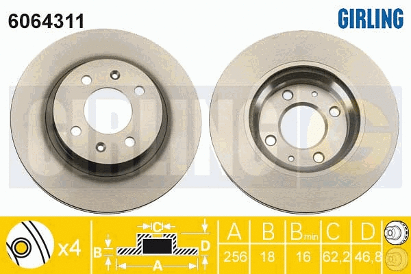Brake Disc (6064311)