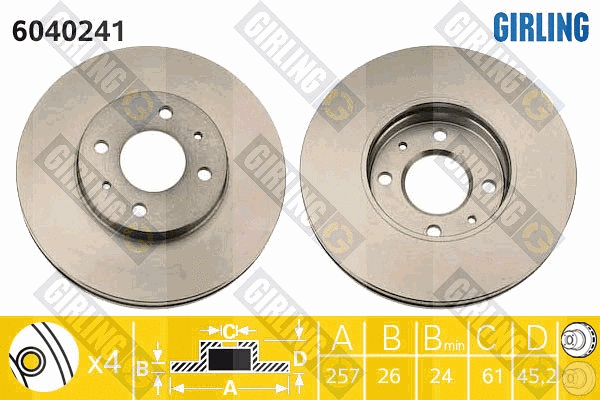 Brake Disc (6040241)