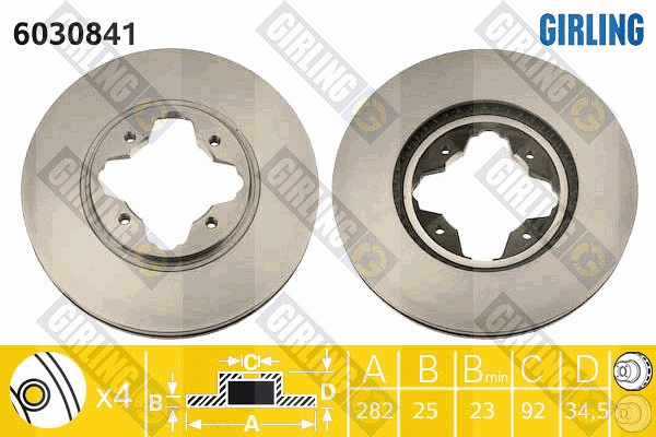 Brake Disc (6030841)