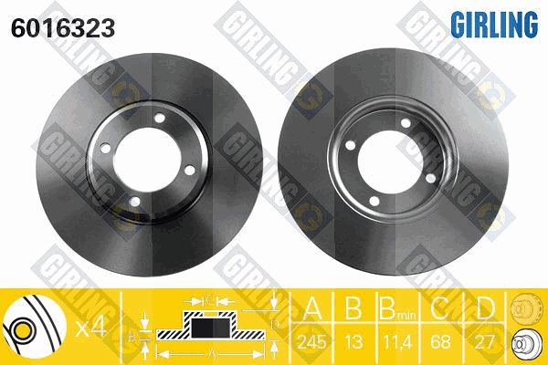 Brake Disc (6016323)
