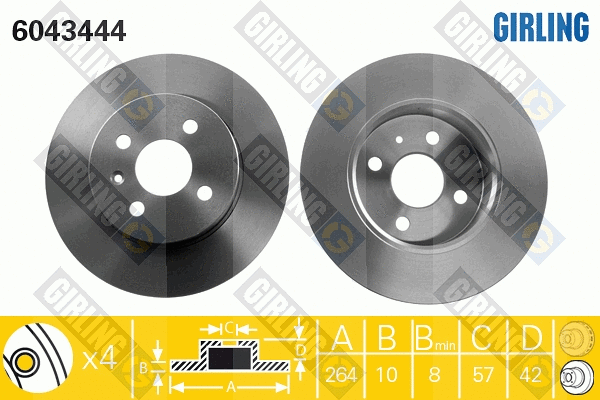 Brake Disc (6043444)