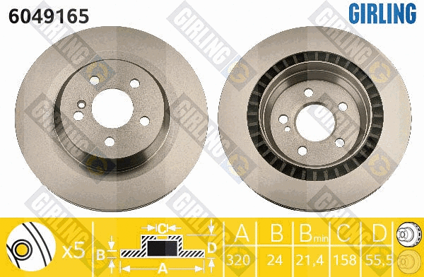 Brake Disc (6049165)