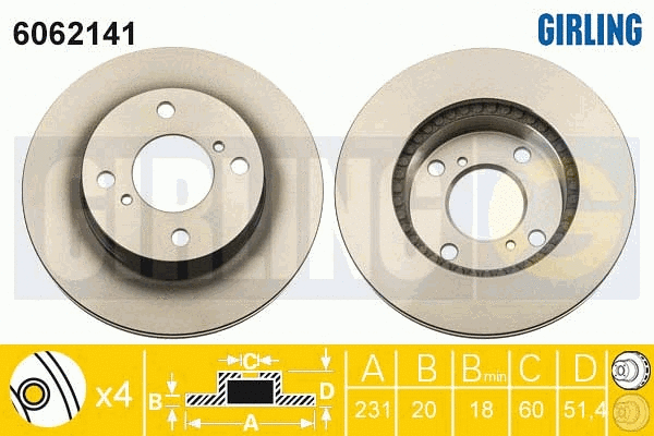 Brake Disc (6062141)