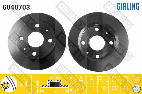 Brake Disc (6040703)