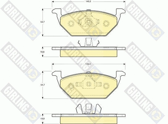 Brake Kit, disc brake (6411135)