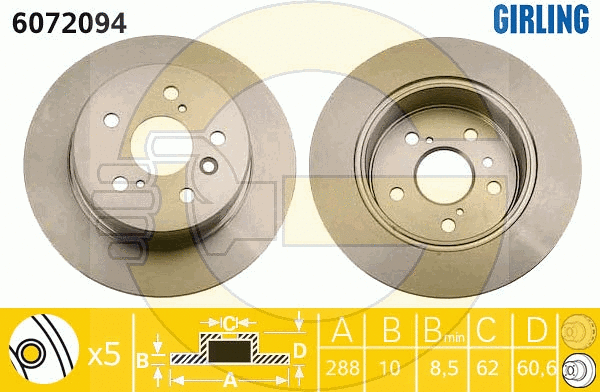 Brake Disc (6072094)