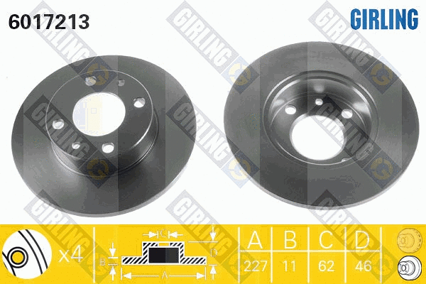 Brake Disc (6017213)