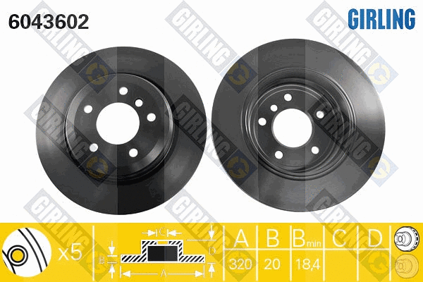 Brake Disc (6043602)
