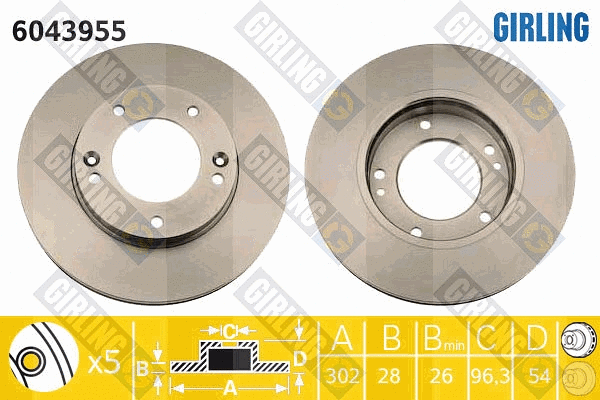 Brake Disc (6043955)