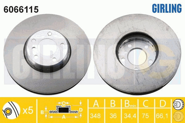 Brake Disc (6066115)