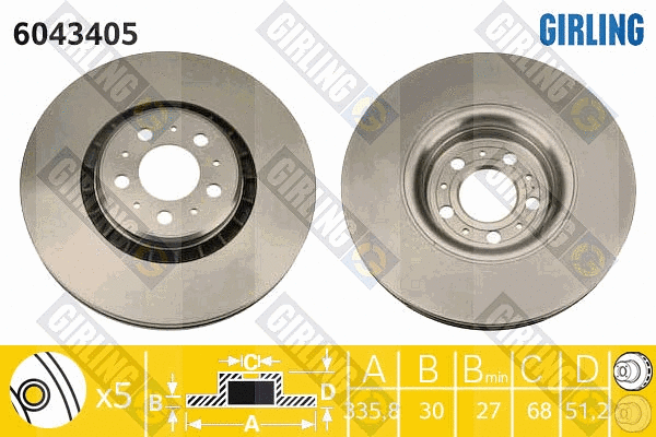 Brake Disc (6043405)
