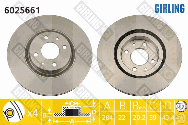 Brake Disc (6025661)