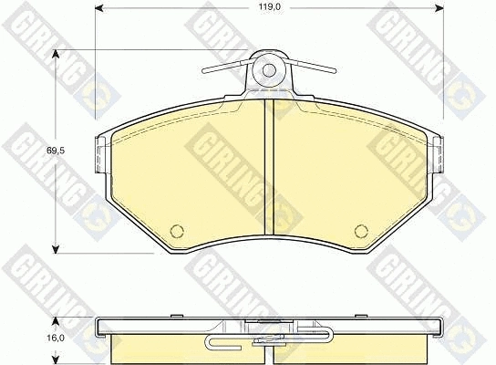 Brake Kit, disc brake (6410761)