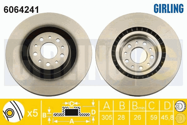 Brake Disc (6064241)