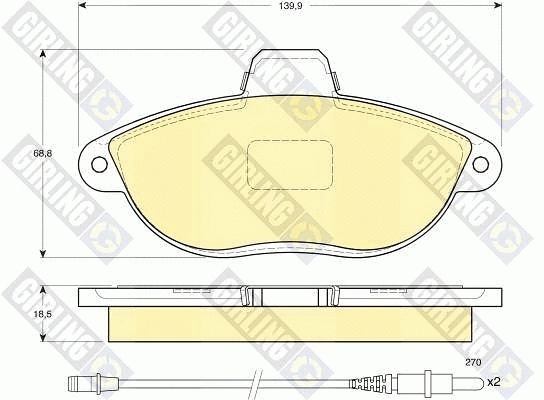 Brake Kit, disc brake (6410773)