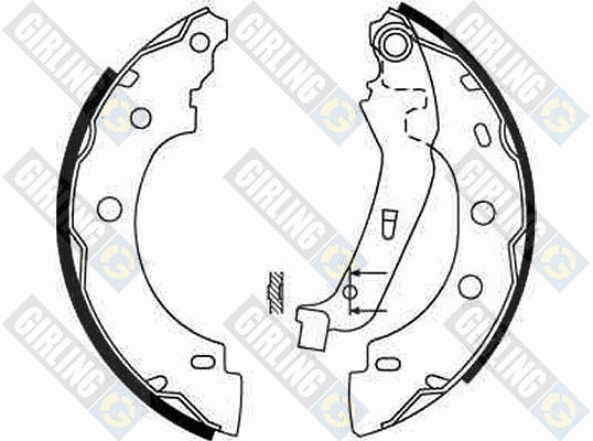 Brake Shoe Set (5186503)