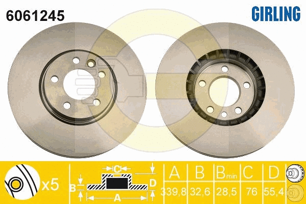 Brake Disc (6061245)