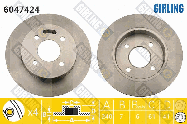 Brake Disc (6047424)