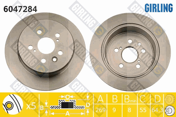 Brake Disc (6047284)