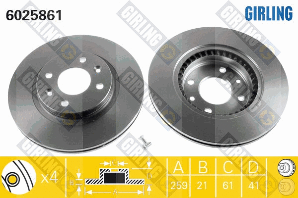 Brake Disc (6025861)