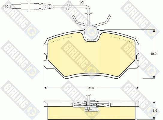 Brake Kit, disc brake (6410441)