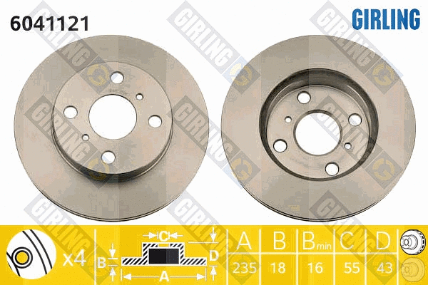 Brake Disc (6041121)
