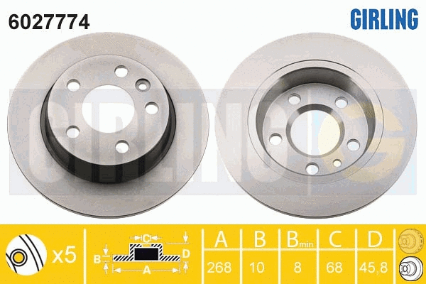Brake Disc (6027774)