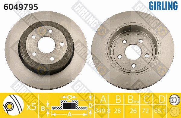 Brake Disc (6049795)