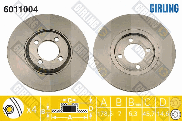 Brake Disc (6011004)