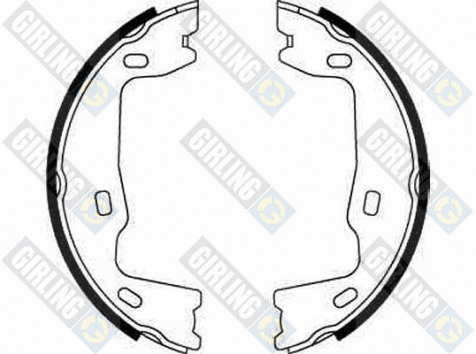 Brake Shoe Set, parking brake (5182232)