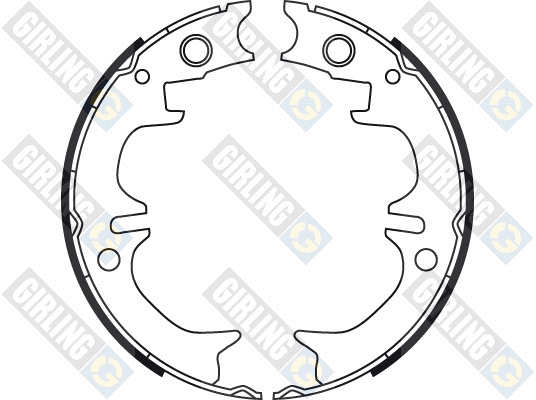 Brake Shoe Set, parking brake