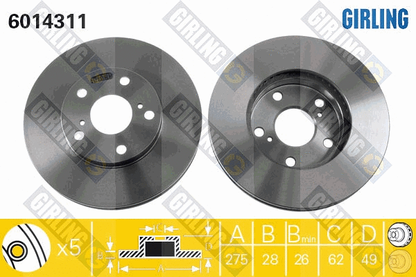 Brake Disc (6014311)