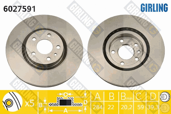 Brake Disc (6027591)