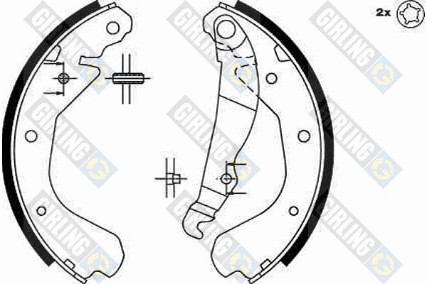 Brake Shoe Set (5162129)