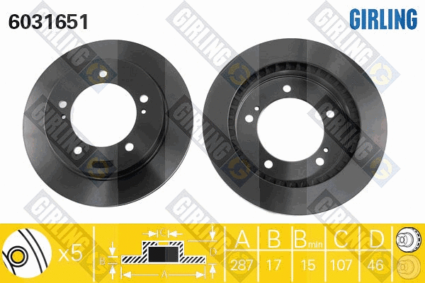 Brake Disc (6031651)