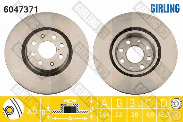 Brake Disc (6047371)