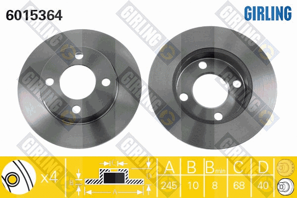 Brake Disc (6015364)