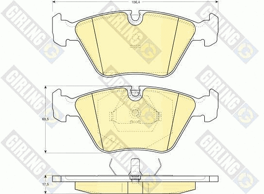 Brake Pad Set, disc brake (6110642)