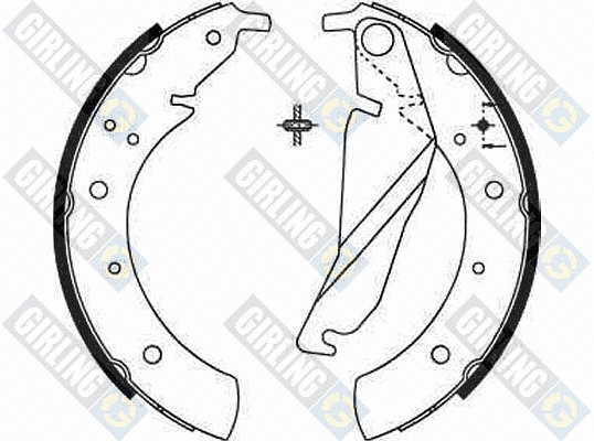 Brake Shoe Set (5182092)