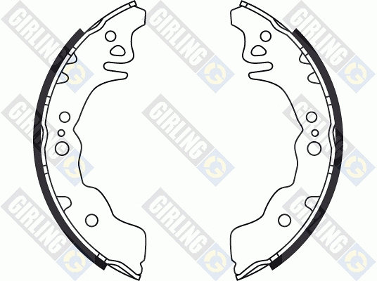 Brake Shoe Set (5187509)