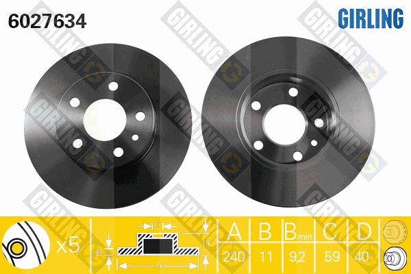Brake Disc (6027634)