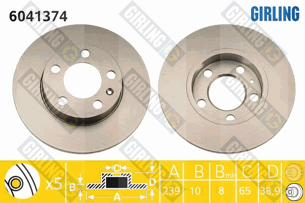 Brake Disc (6041374)