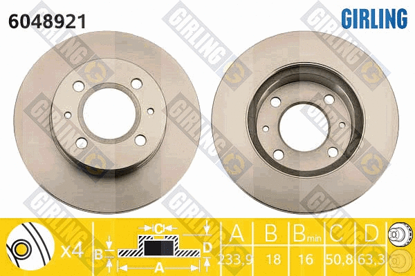 Brake Disc (6048921)
