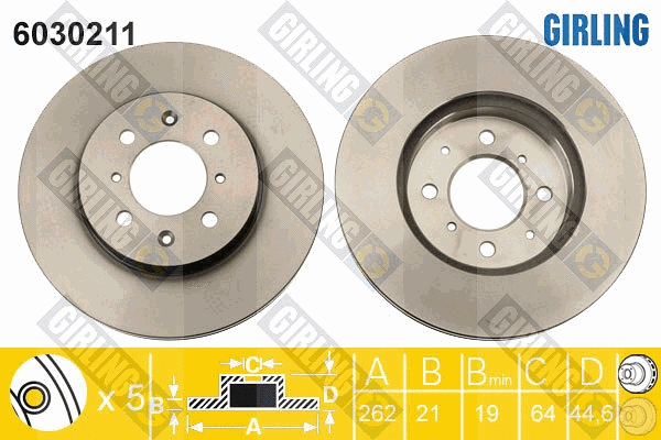Brake Disc (6030211)