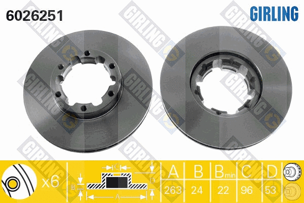 Brake Disc (6026251)