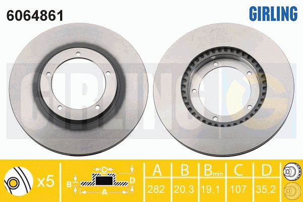 Brake Disc (6064861)